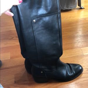 Black riding boots